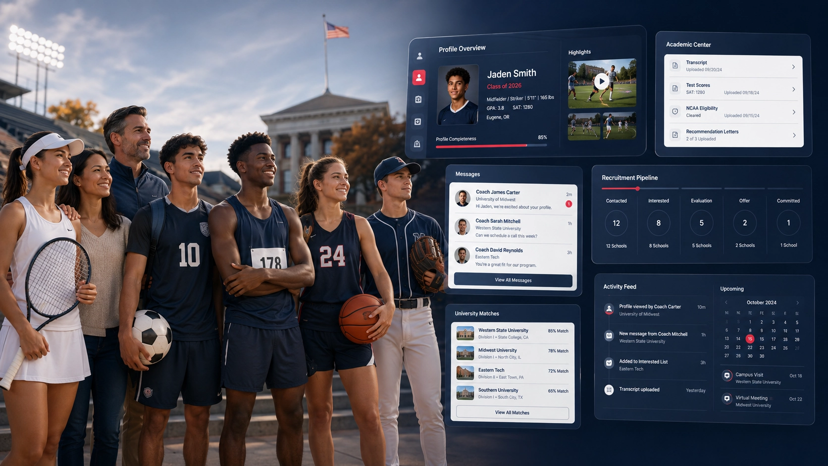 U.S. college recruiting platform